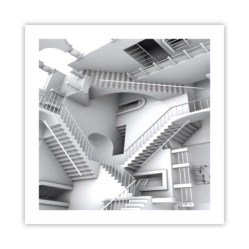 Affiche - Poster - Paradoxes spatiaux - 50x50 cm