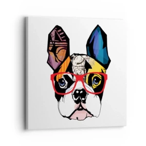 Impression sur toile - Image sur toile - Intellectuel - 30x30 cm