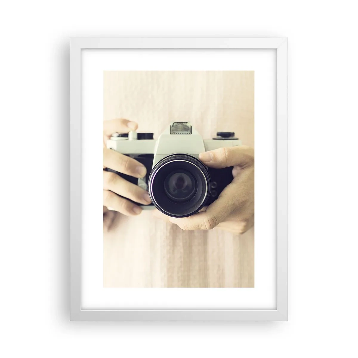 Affiche dans un cadre blanc - Poster - Pour voir plus ... - 30x40 cm