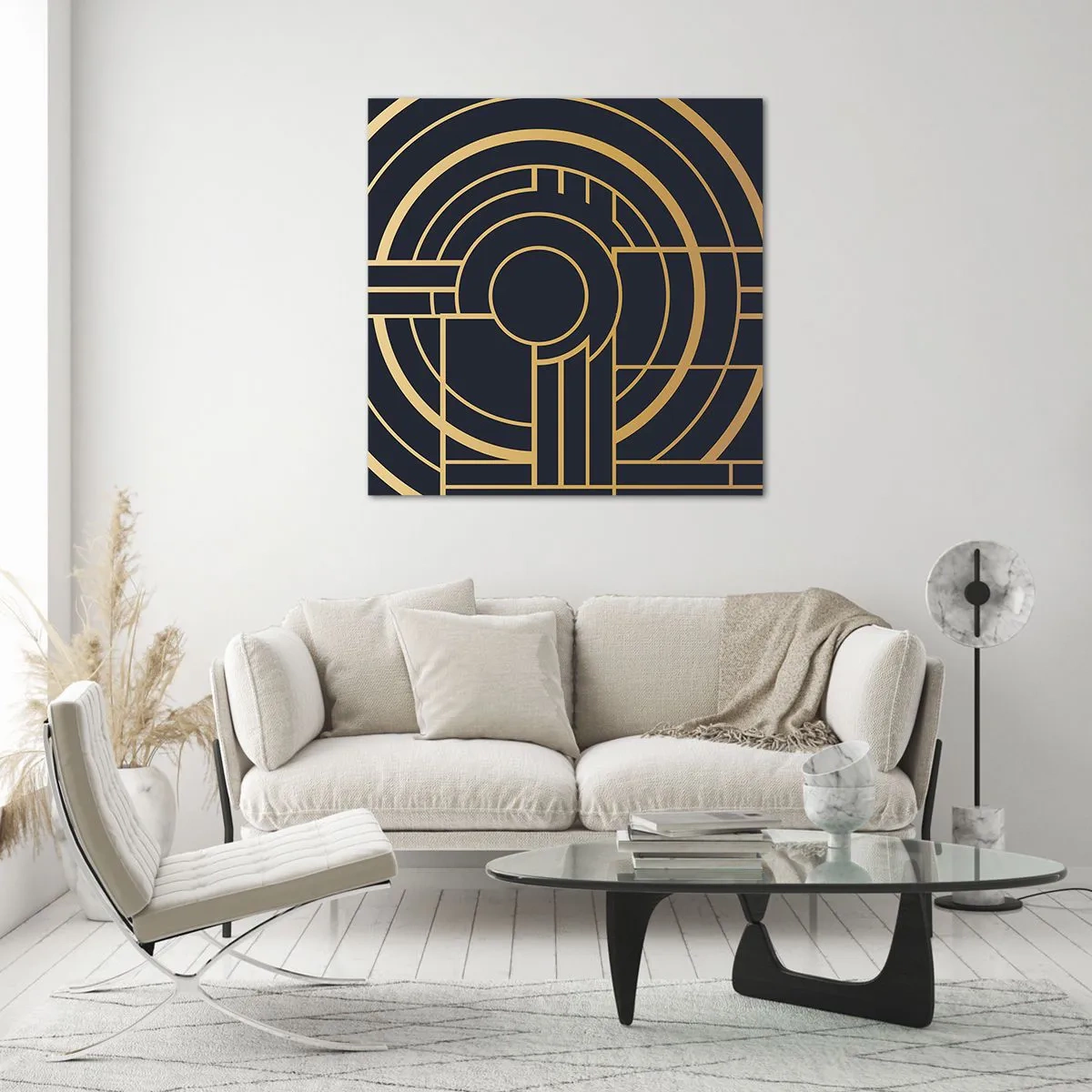 Impression sur verre - Image sur verre - Rotation des éléments - 60x60 cm