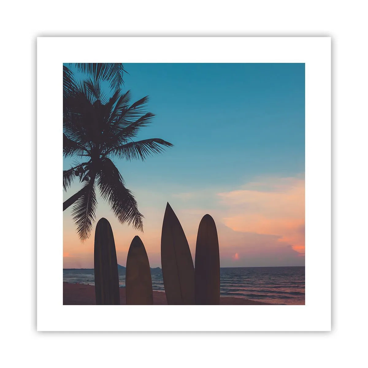 Affiche - Poster - Demain sera amusant aussi - 40x40 cm