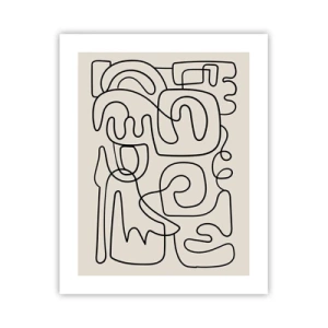 Affiche - Poster - Suivez les indices - 40x50 cm