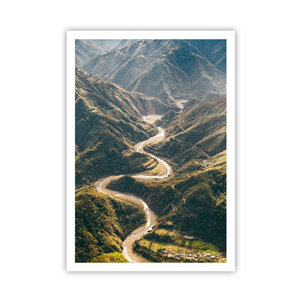 Affiche - Poster - Directement du coeur des montagnes - 70x100 cm