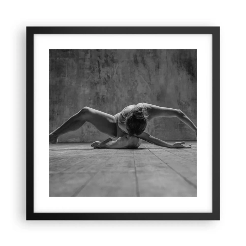 Affiche dans un cadre noir - Poster - Symétrie trouvée - 40x40 cm