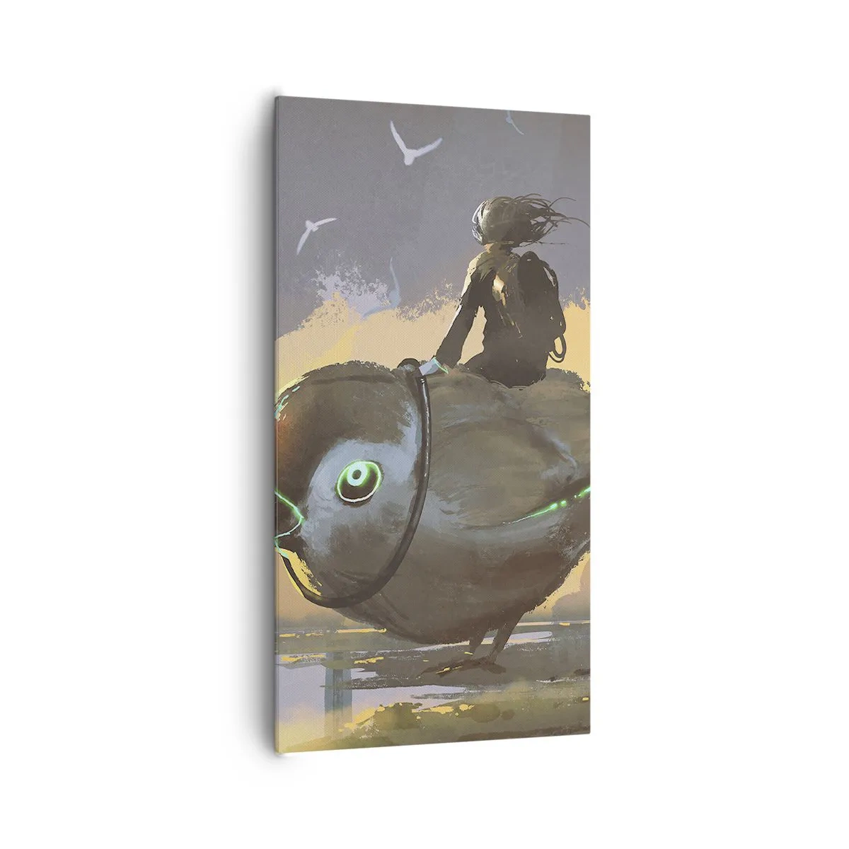 Impression sur toile - Image sur toile - Un arrêt sur un voyage fantastique - 65x120 cm