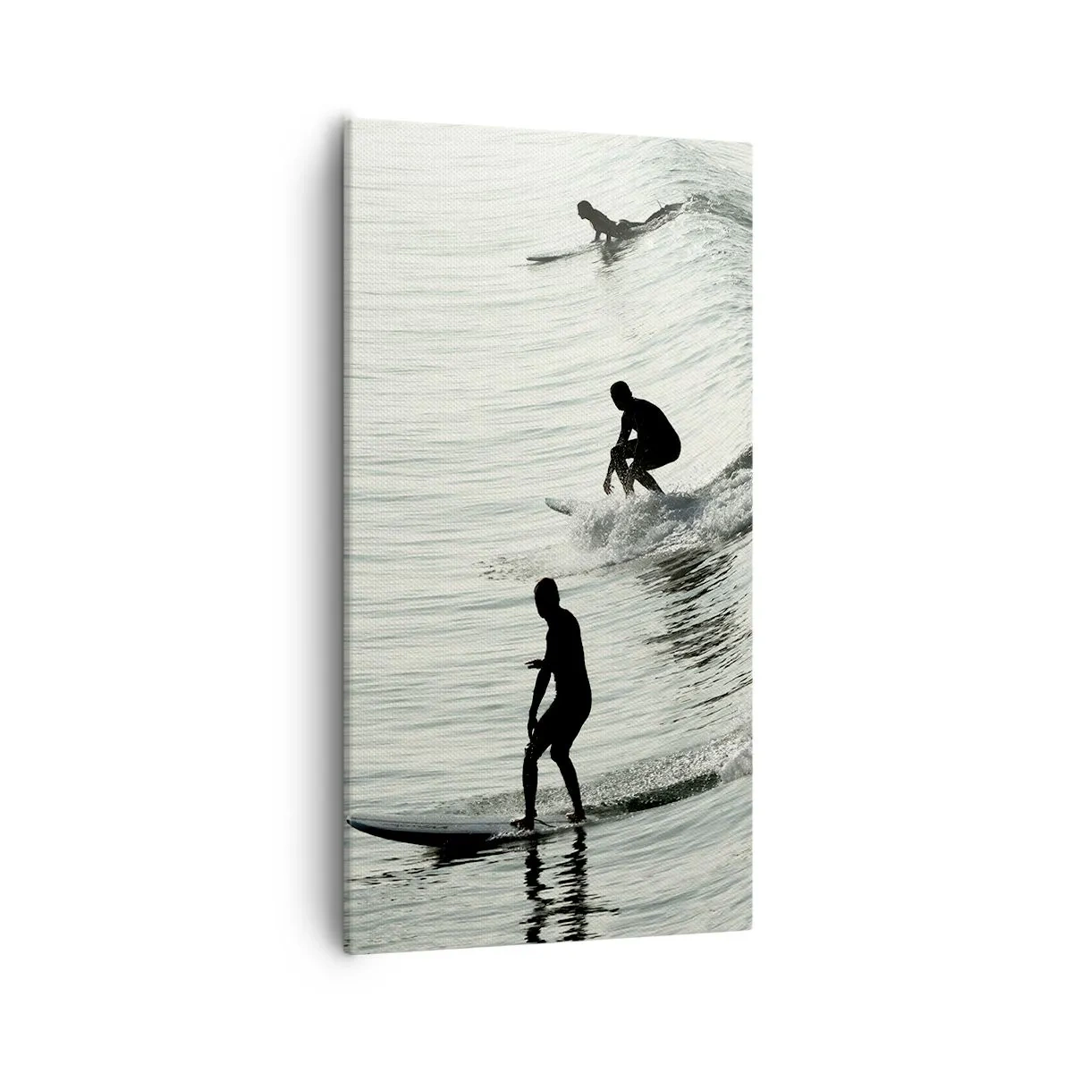 Impression sur toile - Image sur toile - A la rencontre de la vague - 55x100 cm