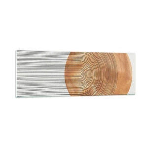 Impression sur verre - Image sur verre - Composition solaire - 90x30 cm