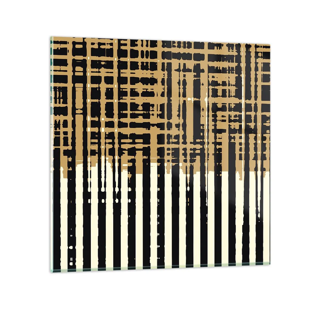 Impression sur verre - Image sur verre - Abstraction architecturale - 70x70 cm