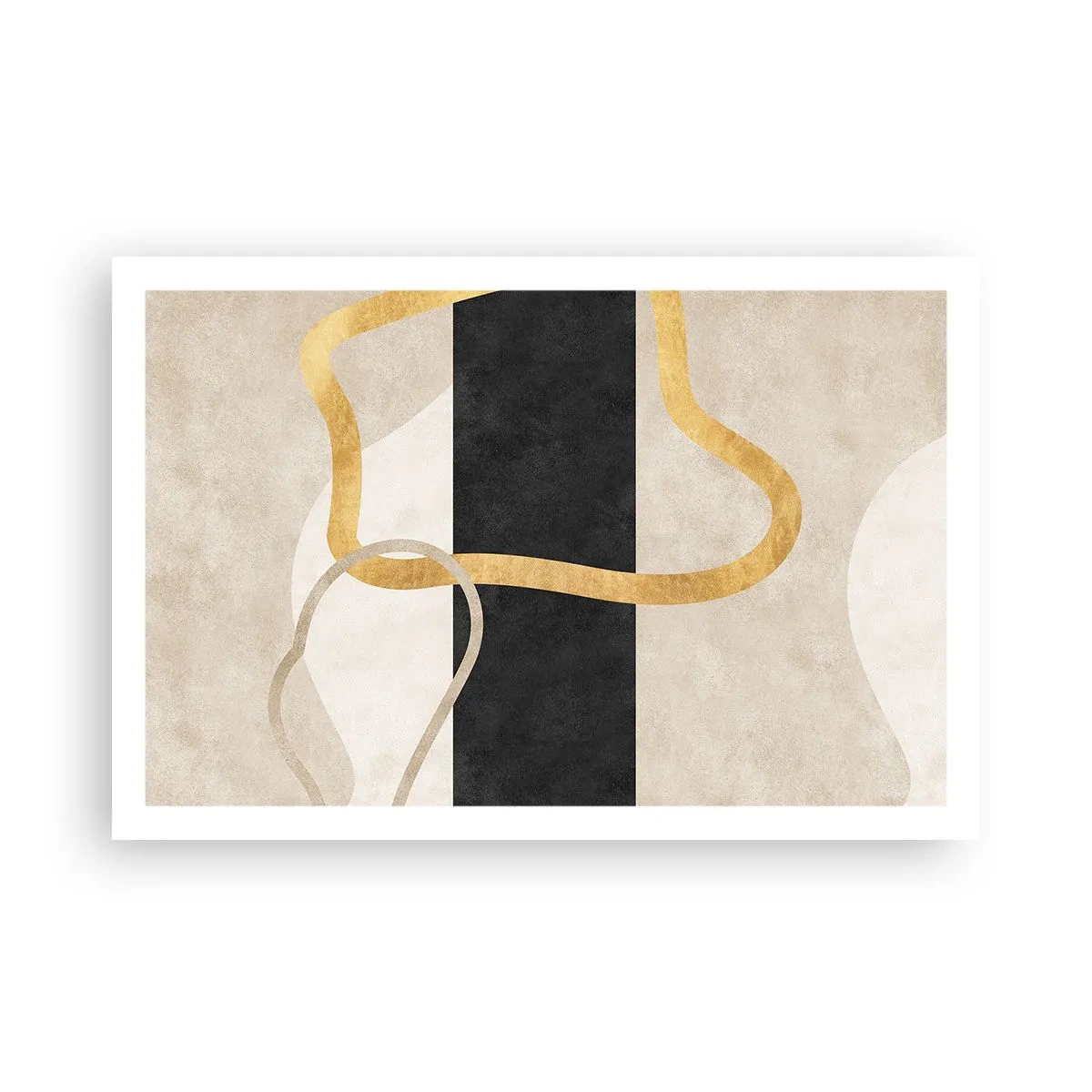 Affiche - Poster - Formes emmellées - 91x61 cm