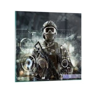 Impression sur verre - Image sur verre - Puissance sans limite - 50x50 cm