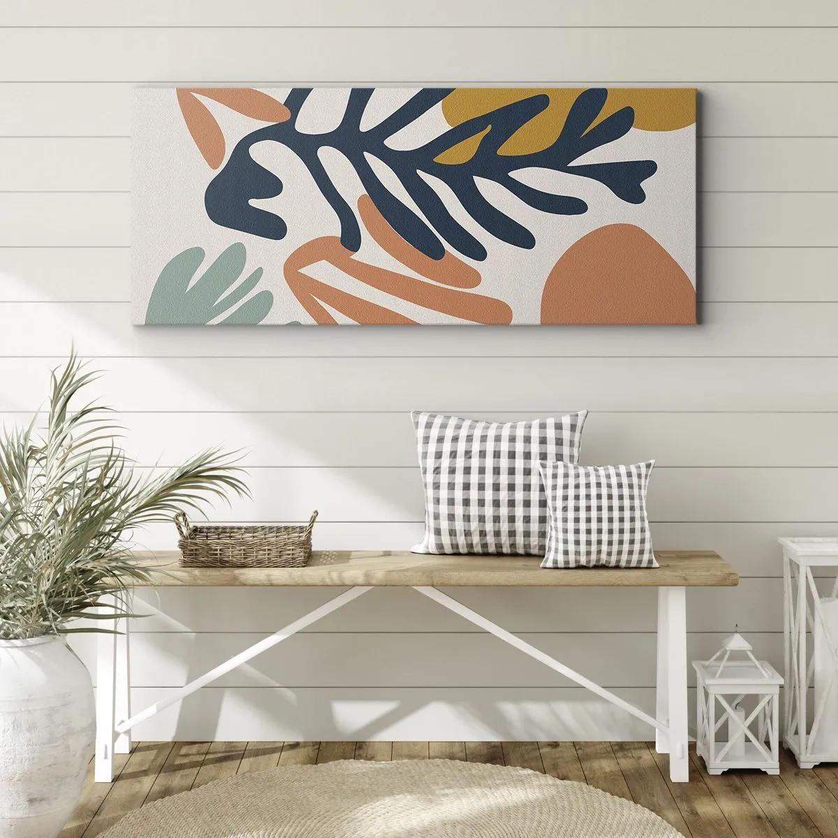 Impression sur toile - Image sur toile - Mers de corail - 100x40 cm