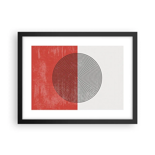 Affiche dans un cadre noir - Poster - Dans le mille - 40x30 cm