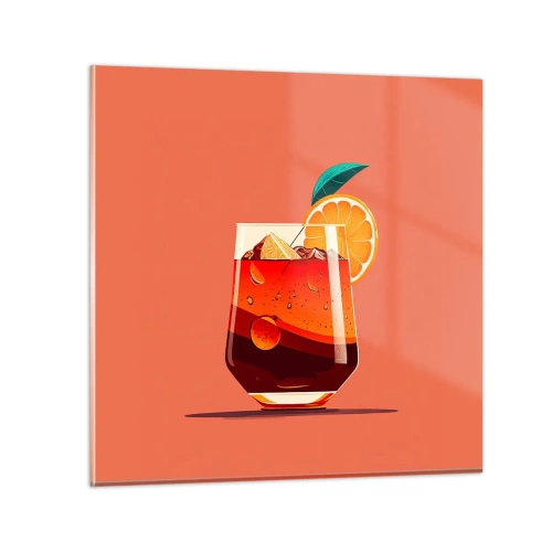 Impression sur verre - Image sur verre - Rafraîchissement d'été - 30x30 cm