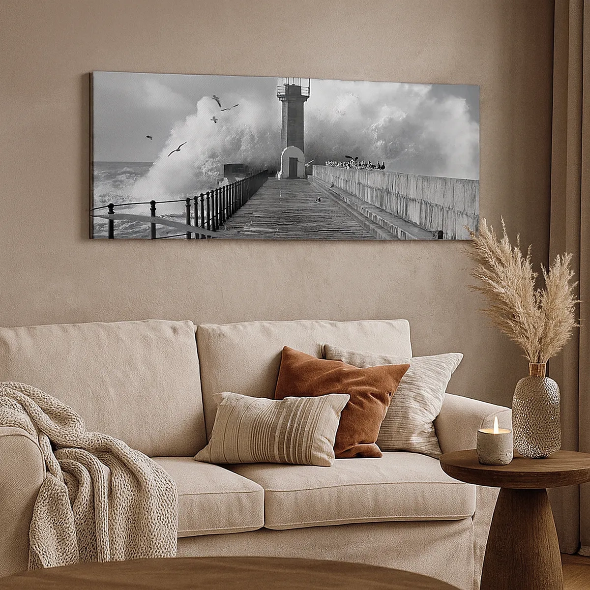 Impression sur toile - Image sur toile - Sans peur - 30x30 cm