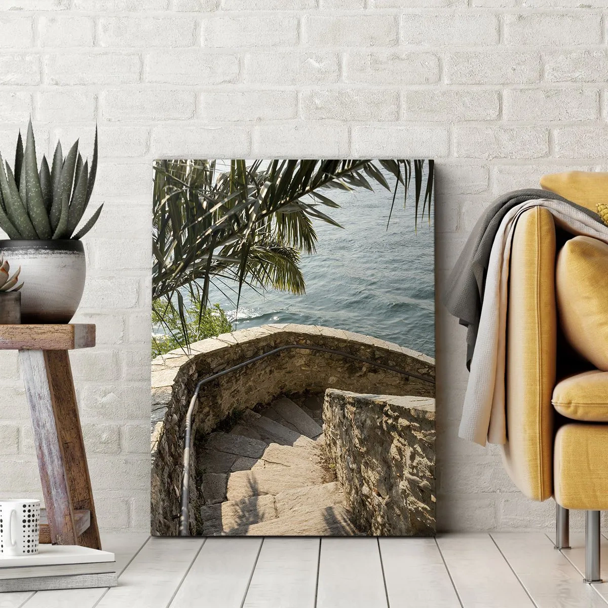 Impression sur toile - Image sur toile - Sous le soleil d'Italie - 70x100 cm