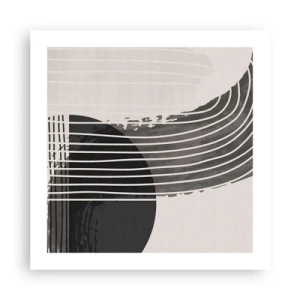 Affiche - Poster - Aller et retour - 50x50 cm