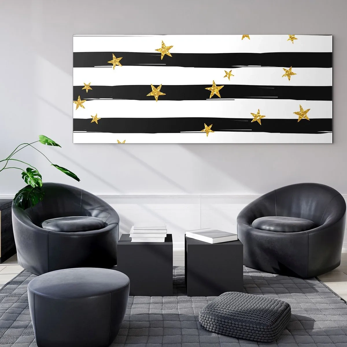 Impression sur verre - Image sur verre - Nous sommes tous nés sous une bonne étoile - 100x40 cm