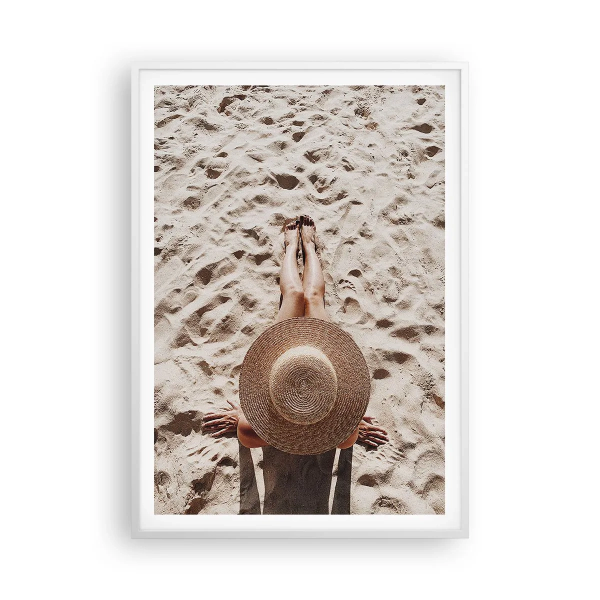 Affiche dans un cadre blanc - Poster - Moment de rêve - 70x100 cm