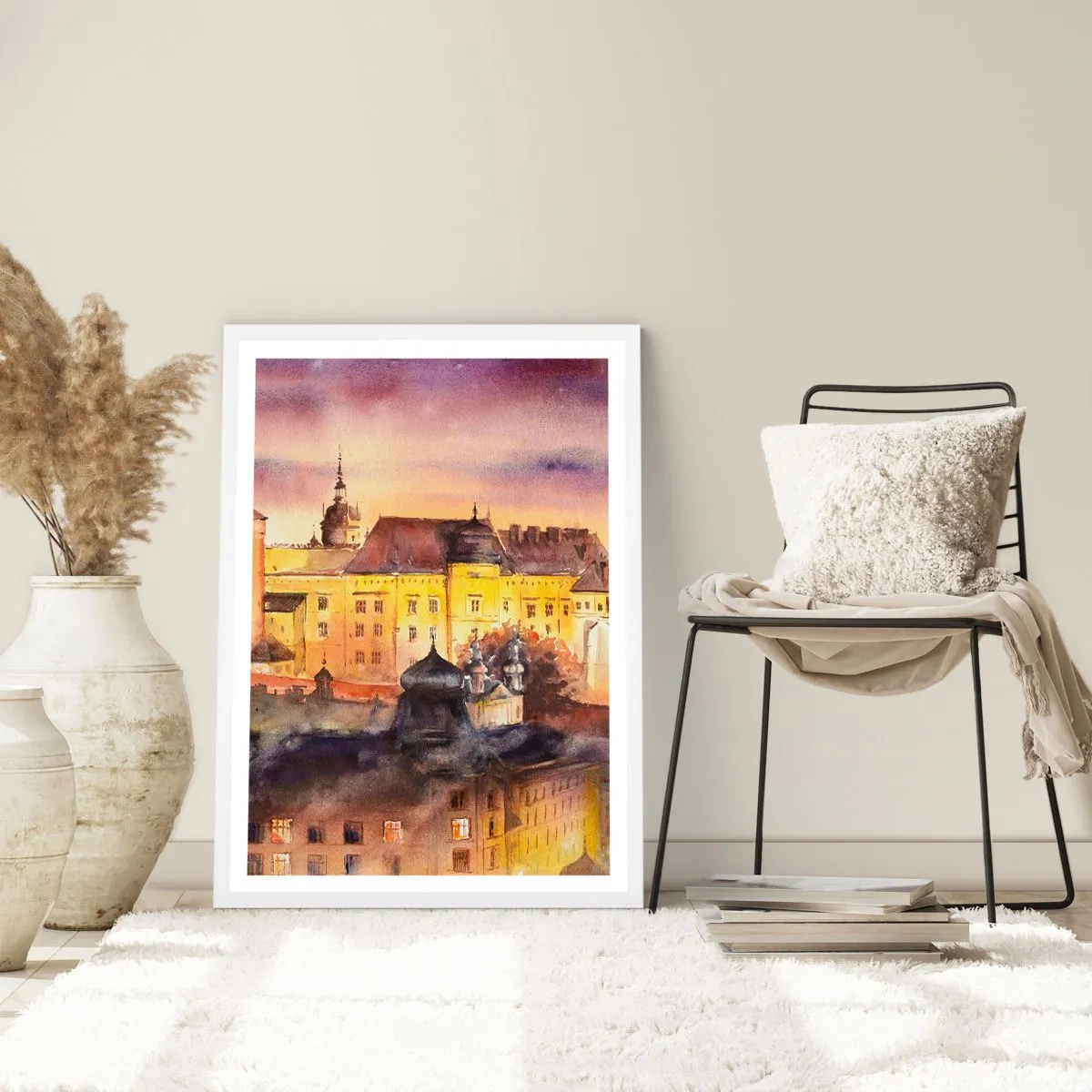 Affiche dans un cadre blanc - Poster - Histoire et conte de fées - 40x50 cm