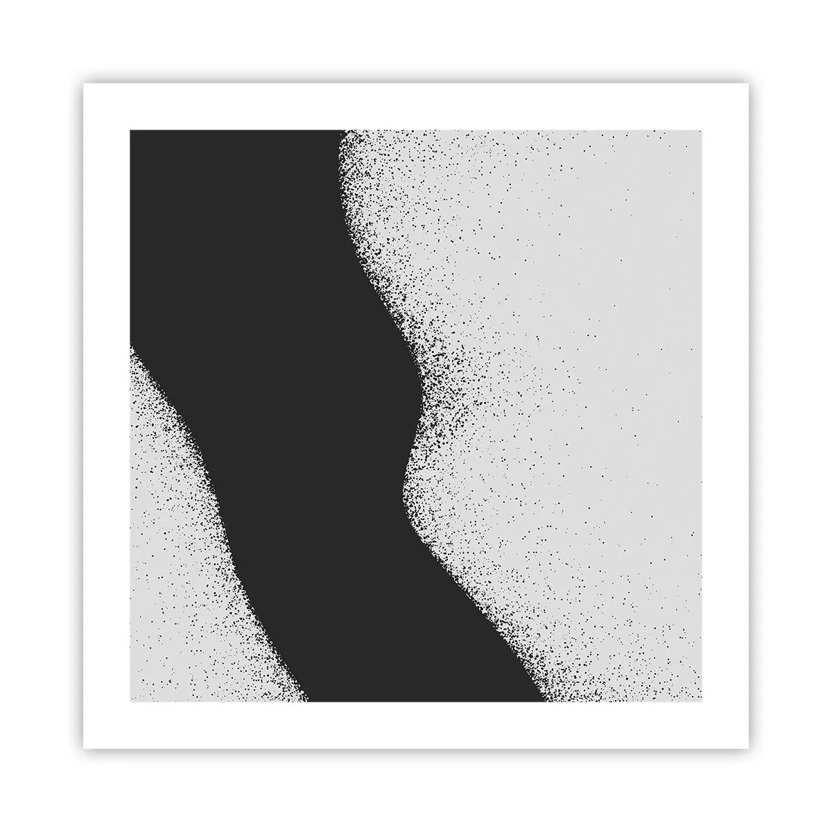 Affiche - Poster - Équilibre fluide - 50x50 cm