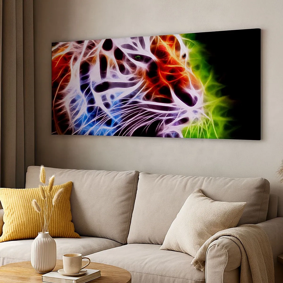 Impression sur toile - Image sur toile - L'aura dangereux - 100x40 cm