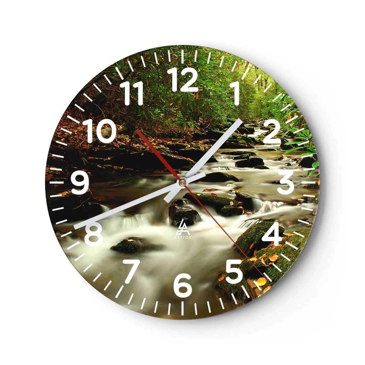 Horloge murale - Pendule murale - Comme de l'argent liquide - 40x40 cm