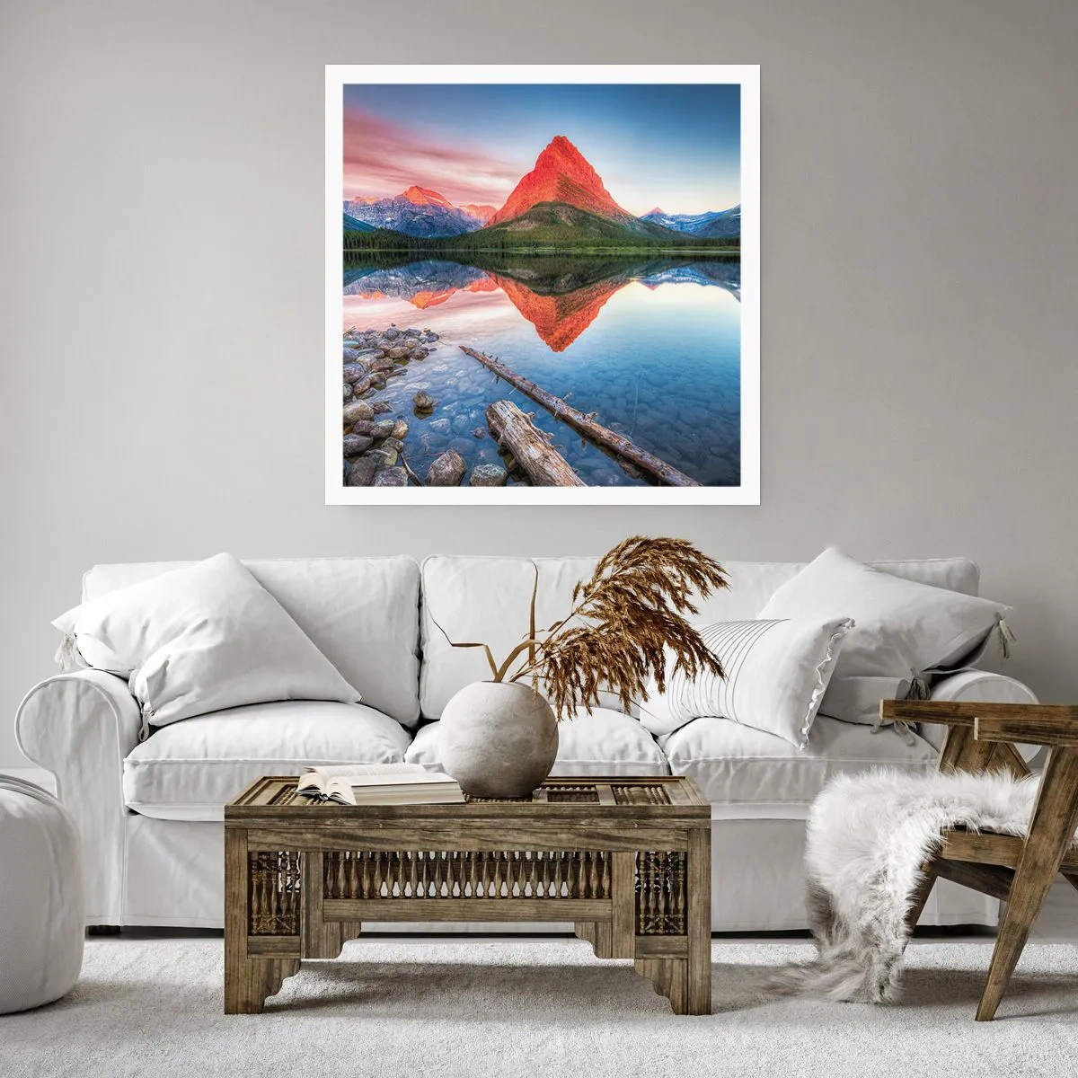 Affiche - Poster - Chaleur et fraicheur - 30x30 cm