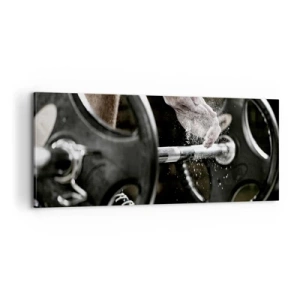 Impression sur toile - Image sur toile - Défi accepté! - 100x40 cm