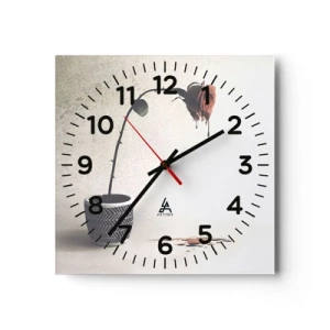Horloge murale - Pendule murale - Rosa dolorosa - 30x30 cm