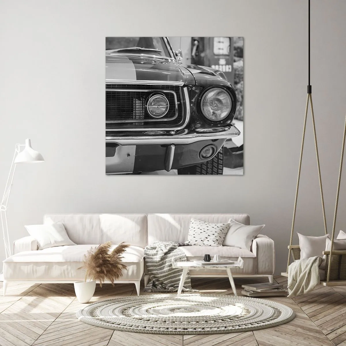 Impression sur toile - Image sur toile - Conduire dur - 30x30 cm