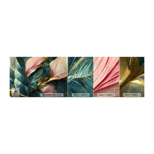 Échantillon de Papier Peint Autocollant Deluxe Sticker - Élégance et style naturels - Art Déco, Fleurs, Élégance - 100x30 cm