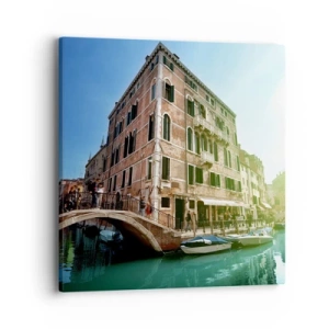 Impression sur toile - Image sur toile - Venise - Amore Moi - 40x40 cm