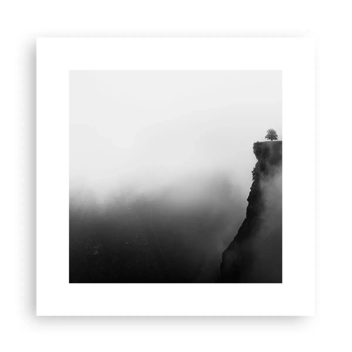 Affiche - Poster - Au bord du monde - 30x30 cm