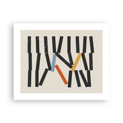 Affiche - Poster - Dominos – composition - 50x40 cm