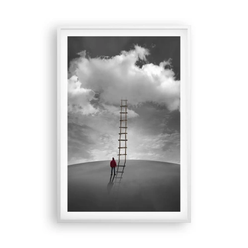 Affiche dans un cadre blanc - Poster - Tout est possible - 61x91 cm