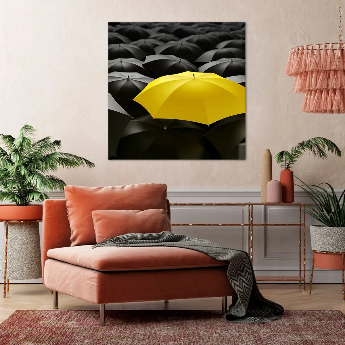 Impression sur toile - Image sur toile - Adieu chagrin - 70x70 cm