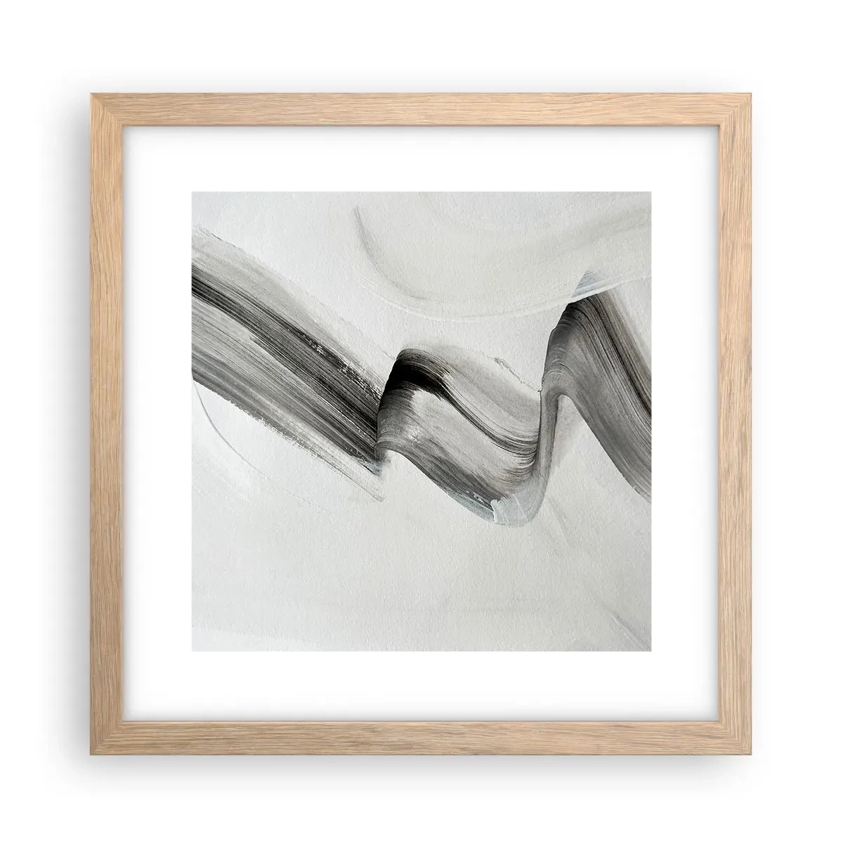 Affiche dans un chêne clair - Poster - Mine de rien pour s'amuser - 30x30 cm