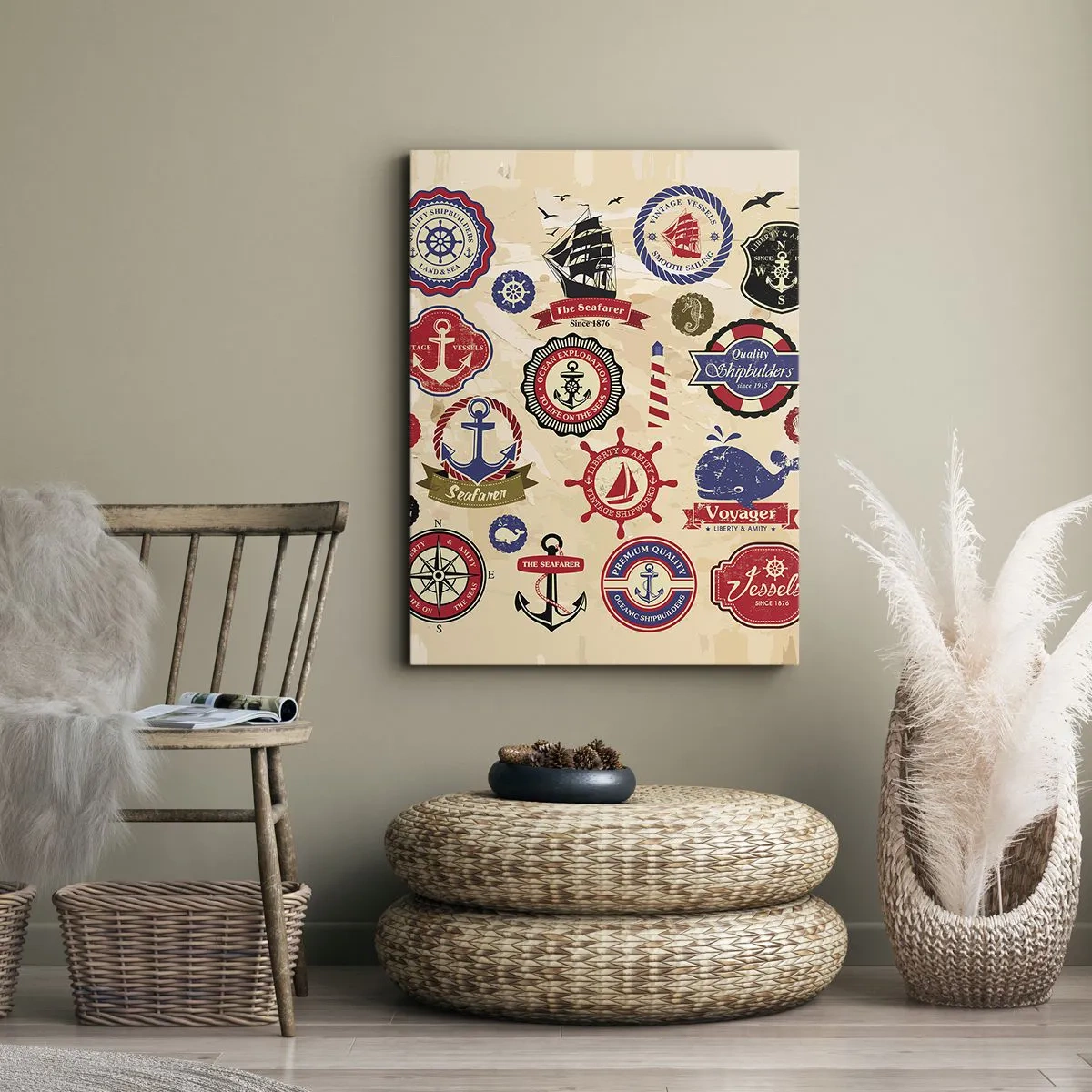 Impression sur toile - Image sur toile - La fraternité de la voile - 45x80 cm