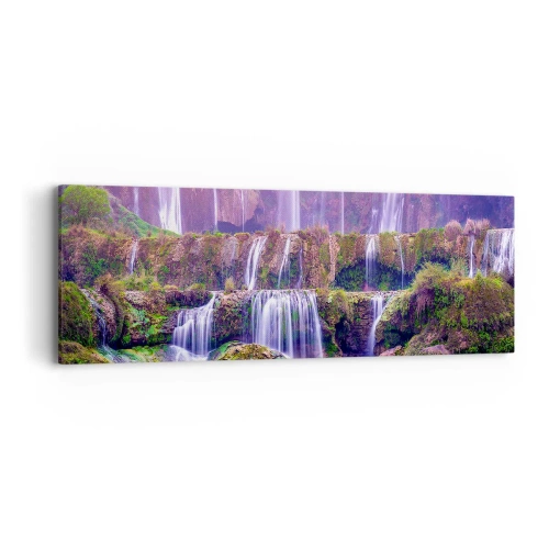 Impression sur toile - Image sur toile - Escalier vers le ciel - 90x30 cm