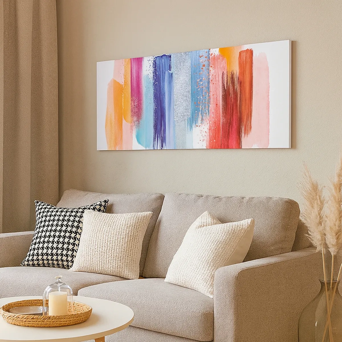 Impression sur toile - Image sur toile - En haut et en bas - 30x30 cm