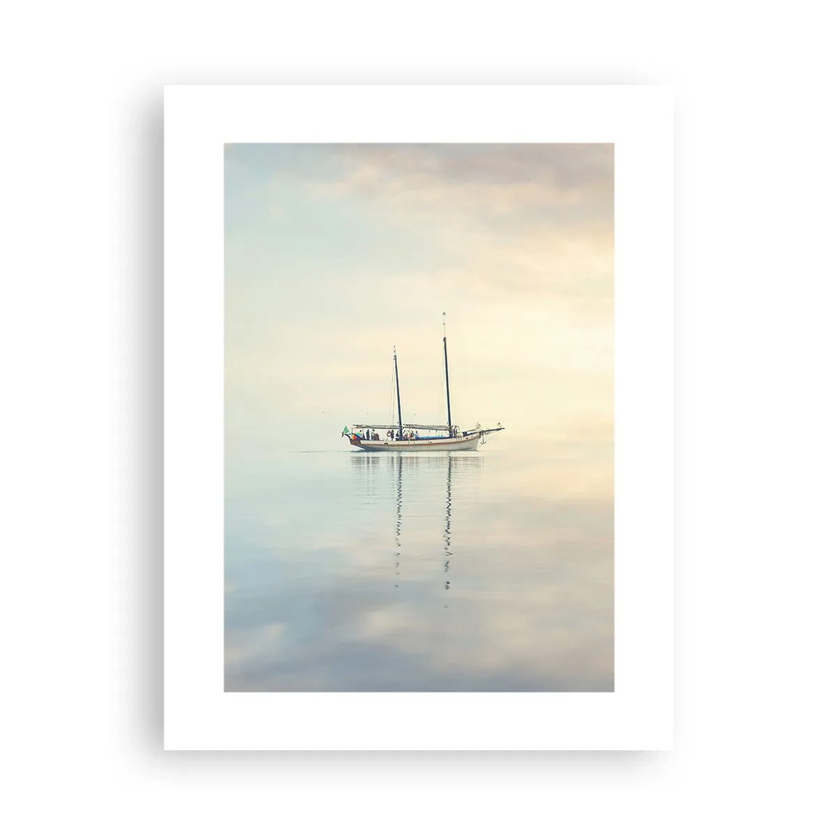 Affiche - Poster - Dans une mer de silence - 30x40 cm