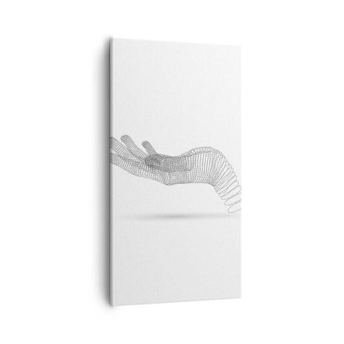 Impression sur toile - Image sur toile - La main ressort - 55x100 cm
