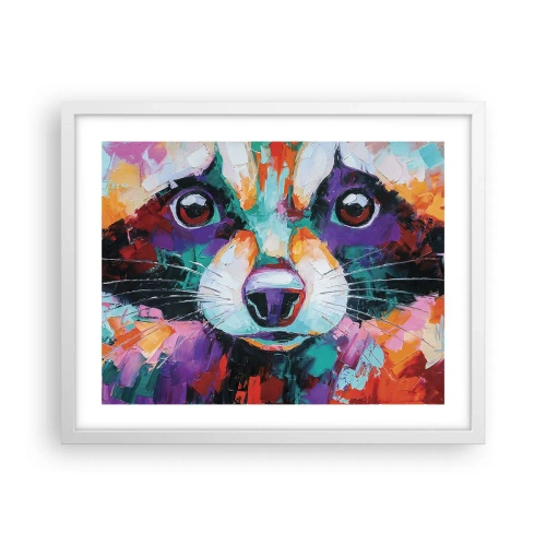 Affiche dans un cadre blanc - Poster - Uniquement de belles émotions - 50x40 cm