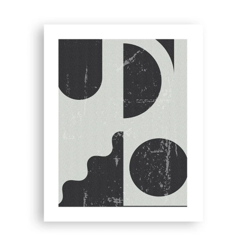 Affiche - Poster - Composition dessus et dessous - 40x50 cm