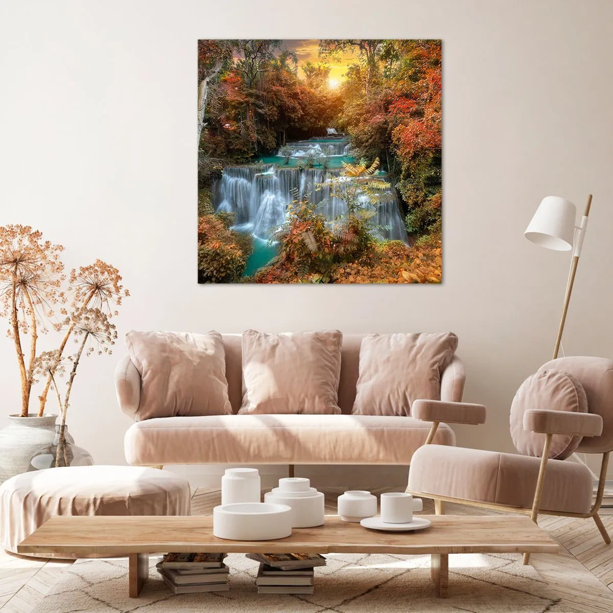 Impression sur toile - Image sur toile - Trésor caché de la forêt - 70x70 cm