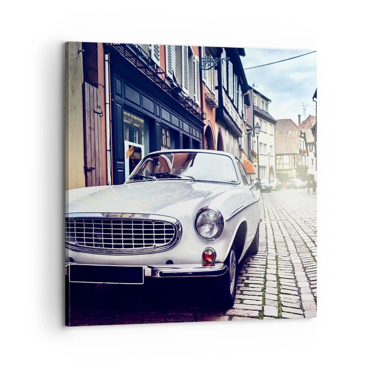 Impression sur toile - Image sur toile - Le passé est aujourd'hui - 60x60 cm