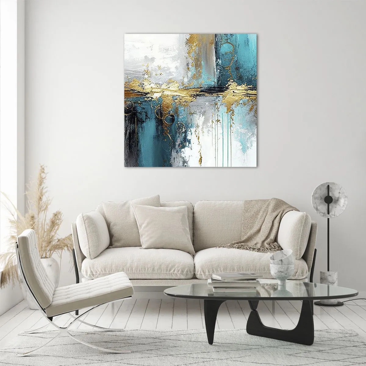 Impression sur verre - Image sur verre - Tout coule - 60x60 cm