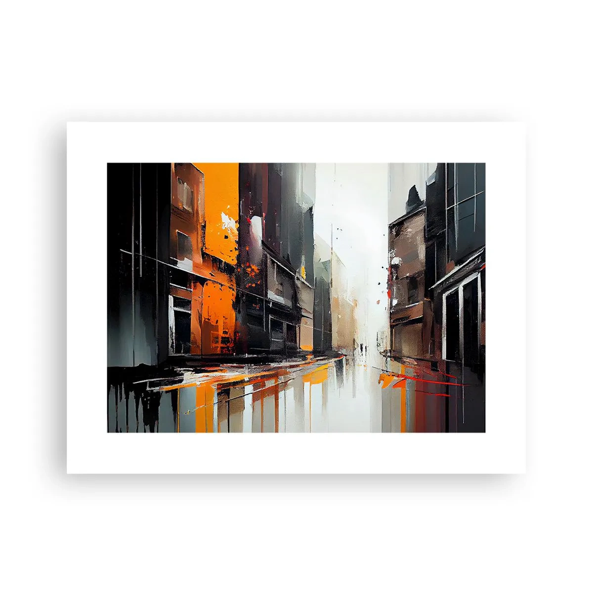Affiche - Poster - Jour de pluie - 40x30 cm