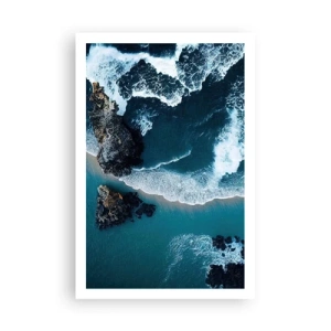 Affiche - Poster - Enveloppé par les vagues - 61x91 cm