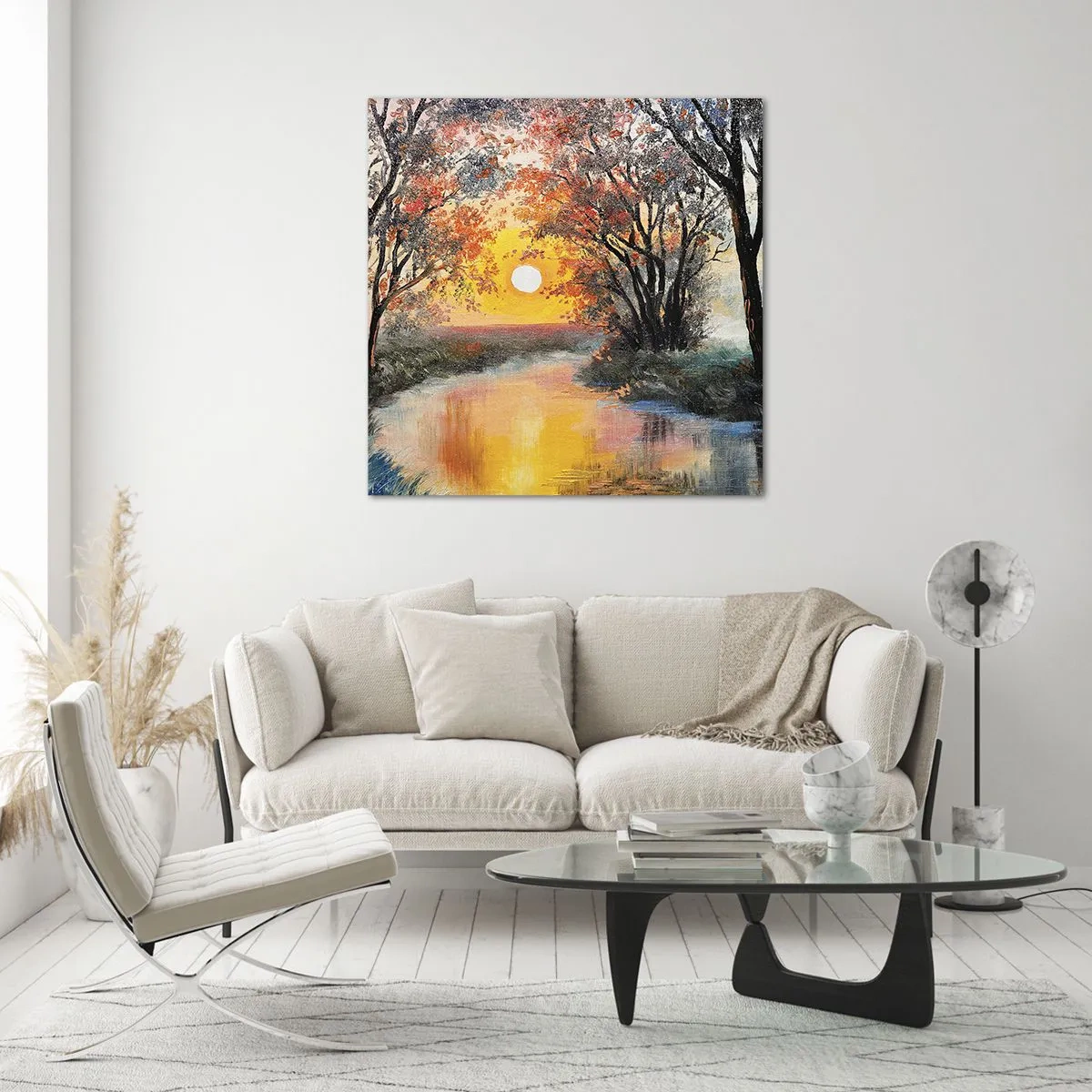 Impression sur verre - Image sur verre - Climats de printemps - 30x30 cm